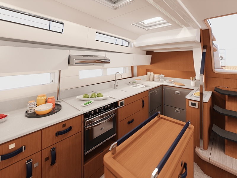 Jeanneau 55 Yachts Pantry by Trend Travel Yachting.jpg